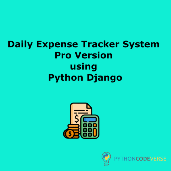 Daily Expense Tracker System Pro Version Project using Python Django