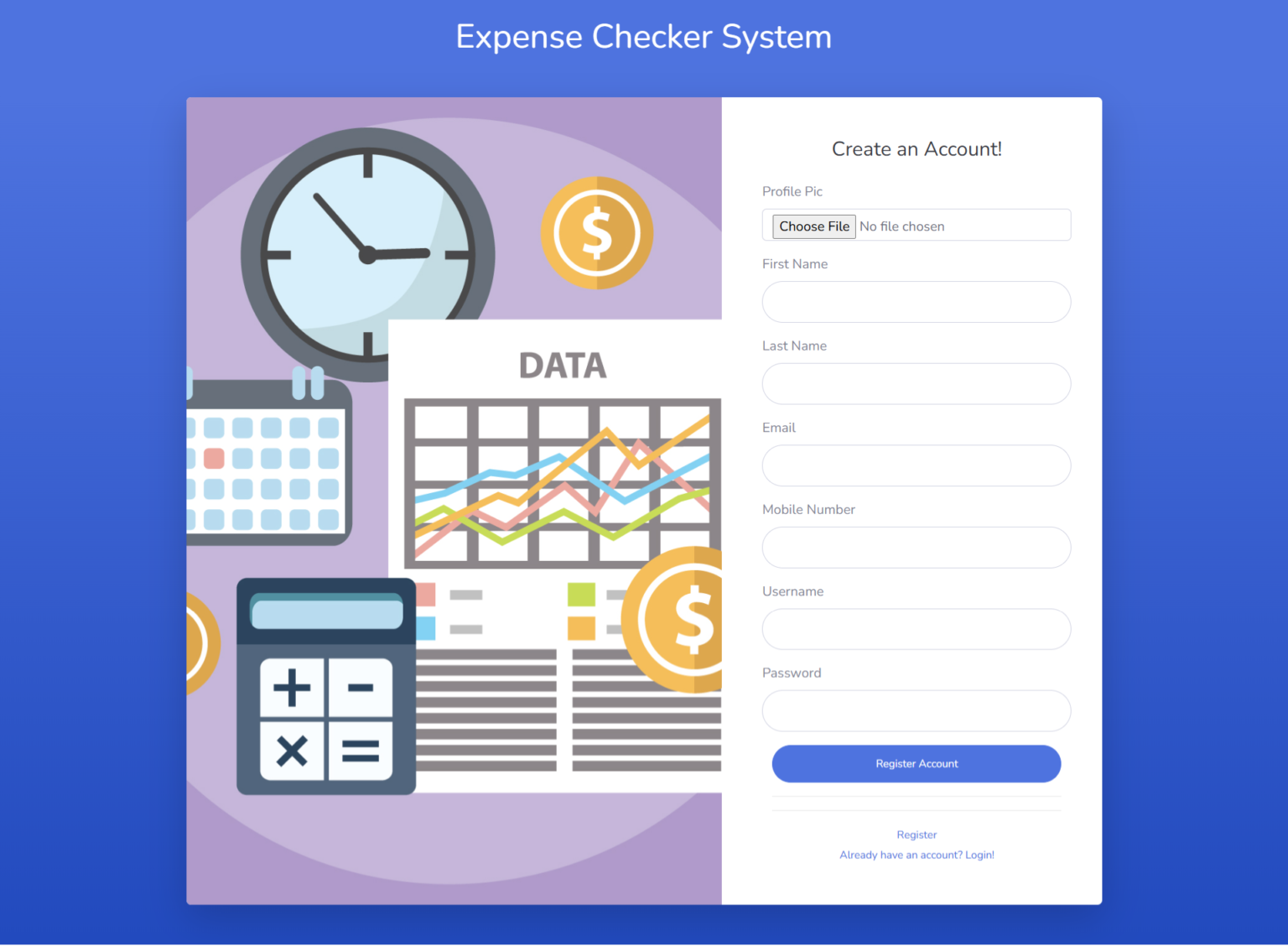Daily Expense Checker in Python Django - Python Django projects ...