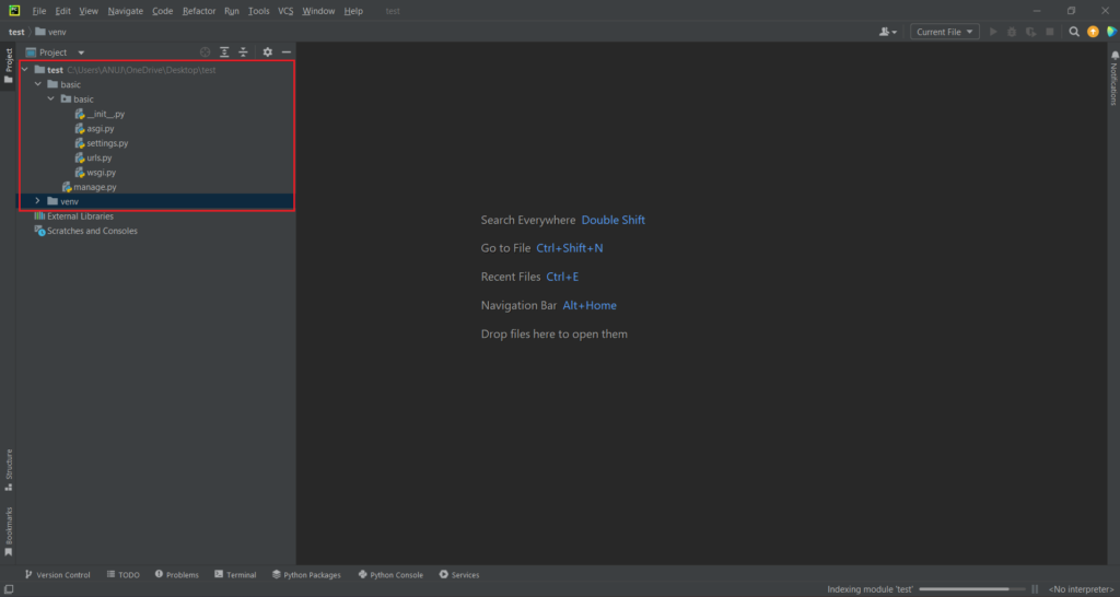 Django project Structure