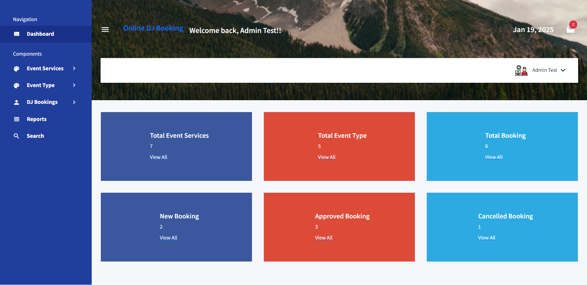 Online DJ Booking System using Python Django - Python Django projects ...