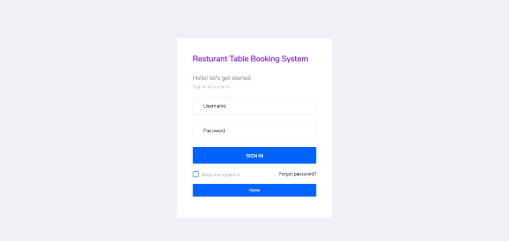 rtbs Django  Admin Login