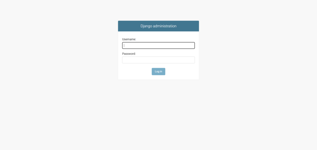 BMS Django Admin Loign