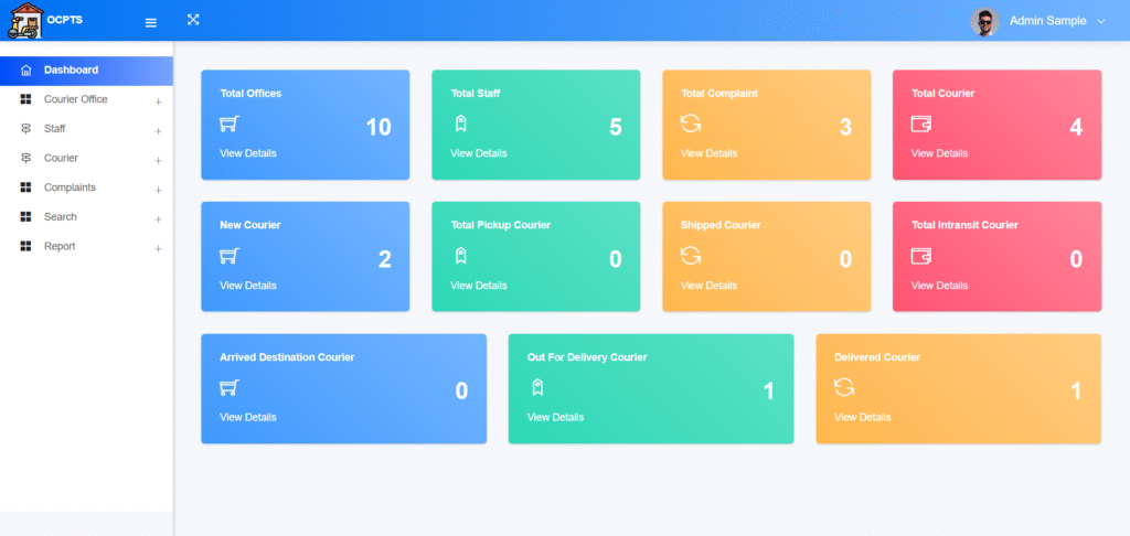 OCPTSY Django aDMIN dASHBOARD