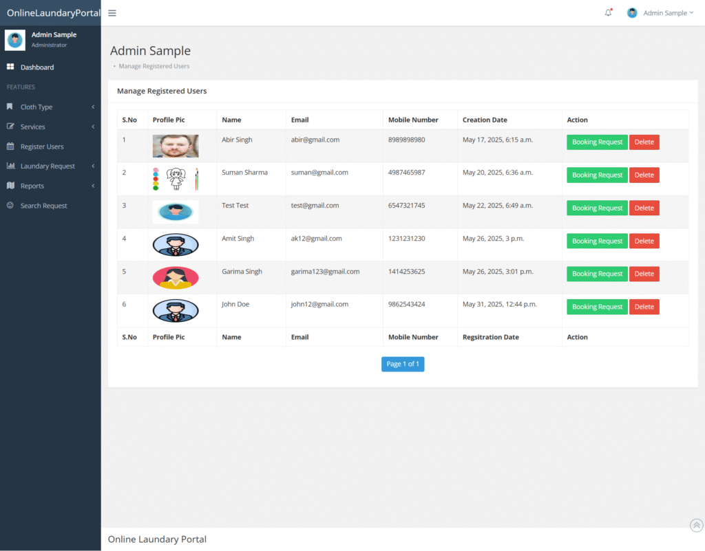 OLP Django Registered Users