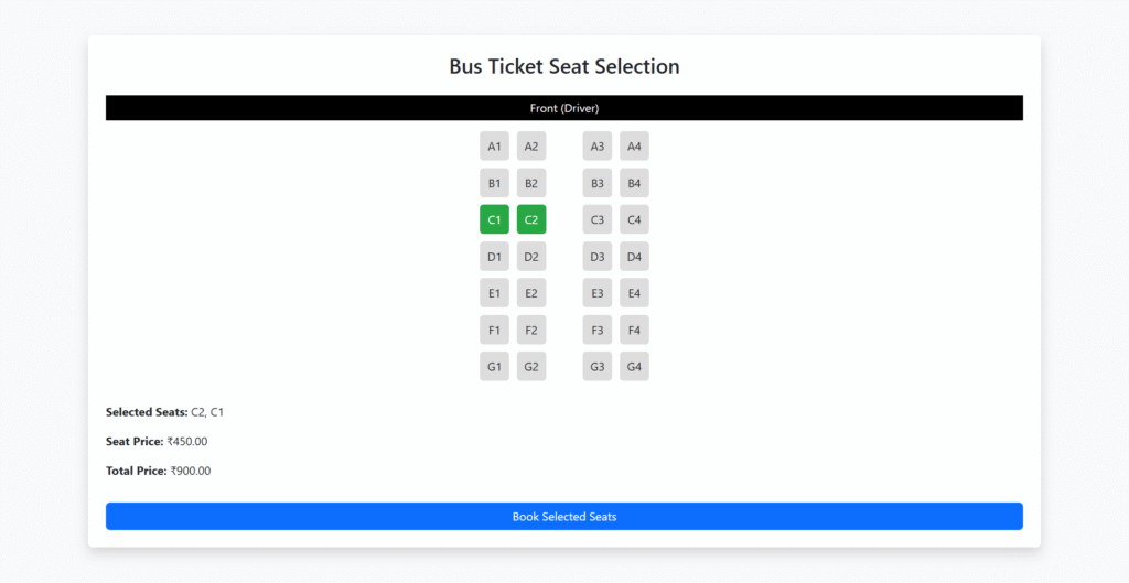 BTRS Django Bus Layour